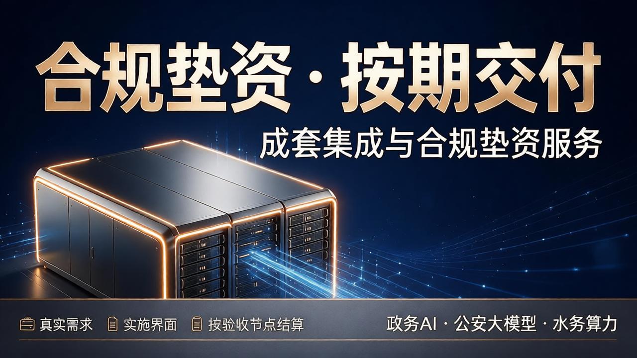 天启明通-新闻-政务 AI 项目交期压到 20 天:垫资服务怎样对齐预算和供货